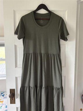 WoolX Lucia Dress - Deep Fern